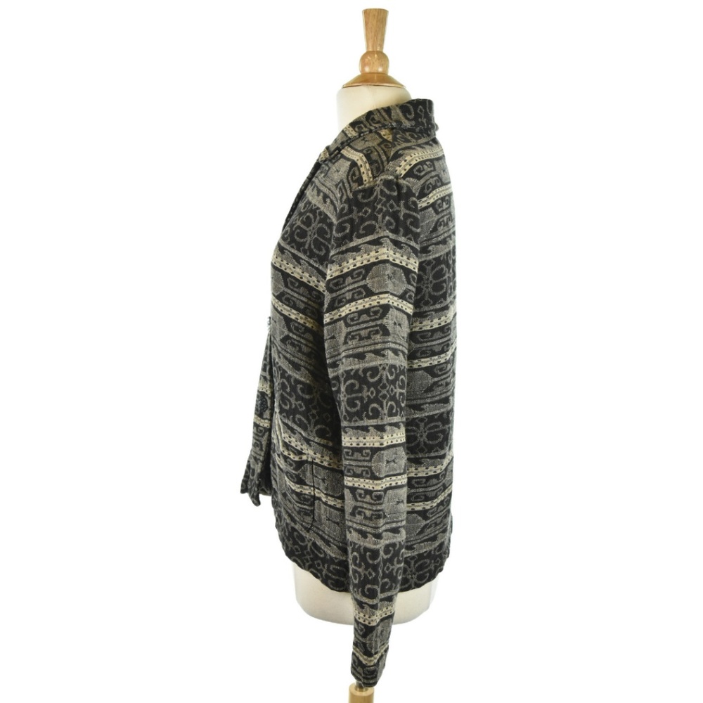 Chico's Abstract Pattern Button Up Jacket - image 2